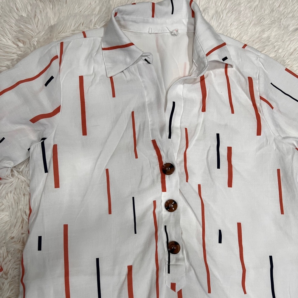 Lush tie sleeve shirt dress size S - Picture 4 of 12